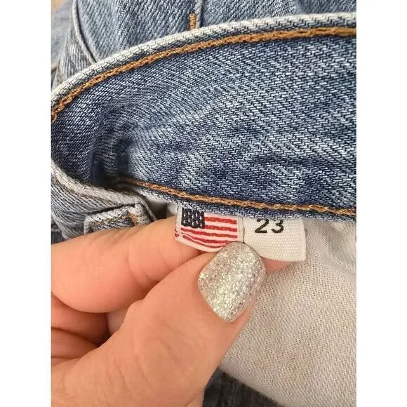 Women's Still Here Jeans Relaxed Leg Straight Size 23 - Picture 8 of 9